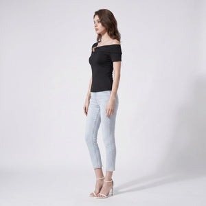 Butterfly Detail Off-Shoulder Top WHD0605004-250365