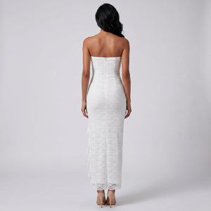 Strapless Lace Maxi Dress WHD0605019-240503