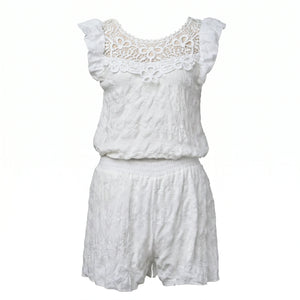 Eyelet Ruffle Sleeve Blouse WHD0605021-250705-250705