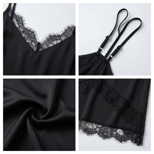Lace Trim Cami Top WHD0605024-S-260441