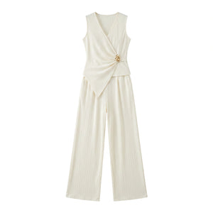Shell Detail Jumpsuit WHD0605033-S-2604107