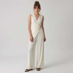 Shell Detail Jumpsuit WHD0605033-S-2604107