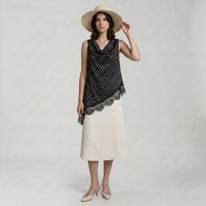 Polka Dot Lace Top WHD0605039-S-2604200