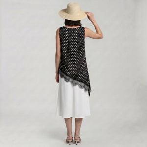 Polka Dot Lace Top WHD0605039-S-2604200