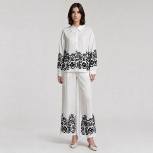 Floral Shirt and Pants Set WHD0605047S-2512193