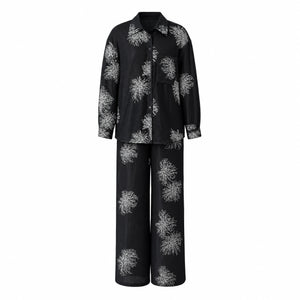 Sheer Floral Matching Set WHD0605074-S-250690