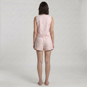 Floral Embroidered Short Set WHD0605078-S-2503205