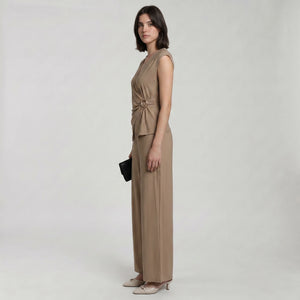 Twist Front Wide-Leg Set WHD0605081-JB-10172