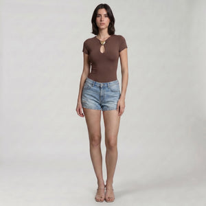 Heart Detail Bodysuit WHD0605093-S-2512182