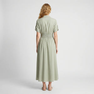Utility Shirt Maxi Dress WHD0605099-S-260397