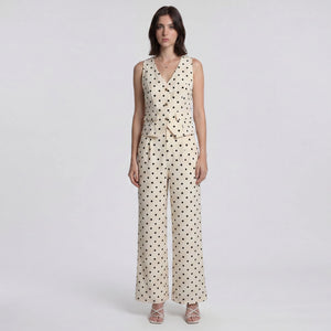 Polka Dot Vest Pants Set WHD0605109-S-260402