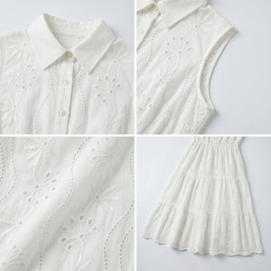 Embroidered Sleeveless Maxi Dress WHD0605150-S-2512171