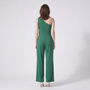 One-Shoulder Belted Jumpsuit WHD0605173-S-2503244