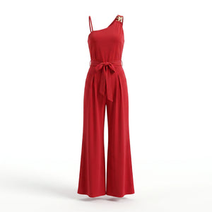 One-Shoulder Belted Jumpsuit WHD0605193-S-260143