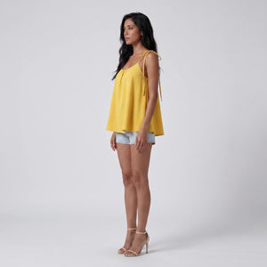 Tie Shoulder Swing Cami Top WHD0605227-S-2601226