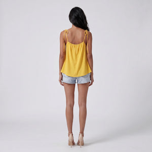 Tie Shoulder Swing Cami Top WHD0605227-S-2601226