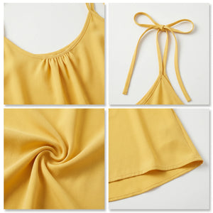 Tie Shoulder Swing Cami Top WHD0605227-S-2601226