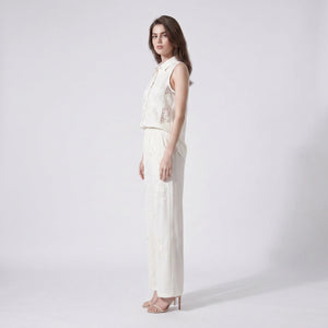 Embroidered Shirt Pants Set WHD0605237-S-251051
