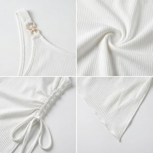 Asymmetric Ruched Cami Top WHD0605239-S-2503249