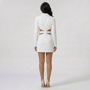 Cutout Blazer Mini Dress WHD0605295-CJ-250801W