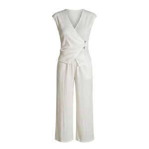 Wrap Wide Leg Jumpsuit WHD0605311-S-251114