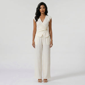Wrap Wide Leg Jumpsuit WHD0605311-S-251114