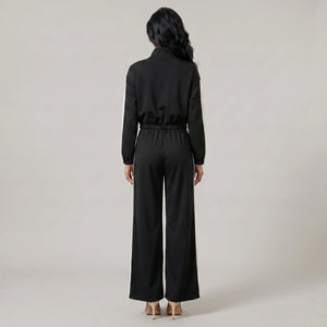 Colorblock Wide Leg Tracksuit WHD0605315-S-2512101