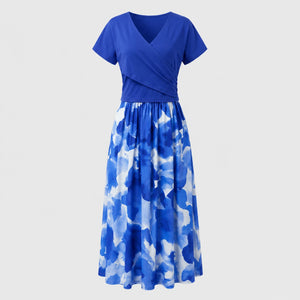 Wrap Top Floral Skirt Set WHD0605523-LF2548