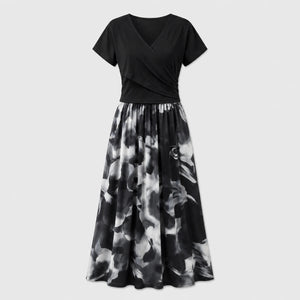 Wrap Top Floral Skirt Set WHD0605523-LF2548