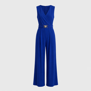 Belted Wide Leg Jumpsuit WHD0605525-LF2513
