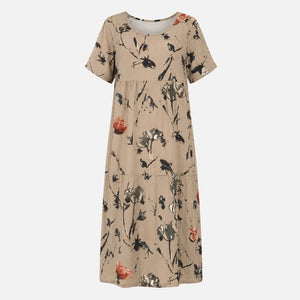 Tropical Floral Midi Dress WHD0606017