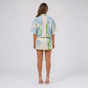 Linen-Look Pocket Midi Dress WHD0606022