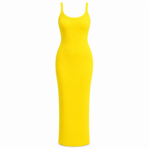 Ribbed Bodycon Maxi Dress WHD0606054