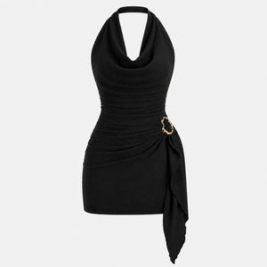 Halter Ring Mini Dress WHD0606055