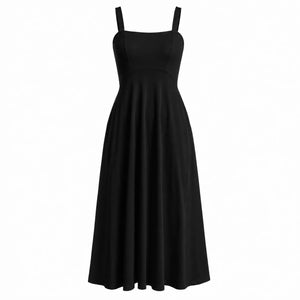 White Tie-Back Midi Dress WHD0606061