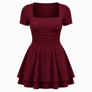 White Tie-Back Midi Dress WHD0606063