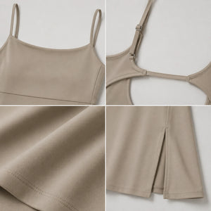 Open-Back Tennis Mini Dress WHD0606077