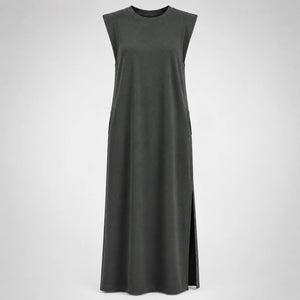 Sleeveless Side Slit Maxi Dress WHD0606080