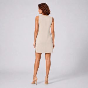 Sleeveless Shift Mini Dress WHD0606081