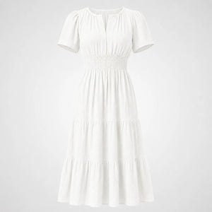 Tiered Smocked Midi Dress WHD0606082