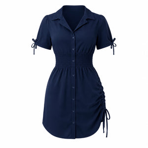 Tie Detail Shirt Dress WHD0606085