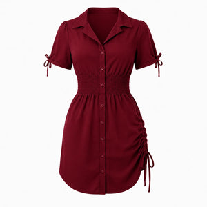 Tie Detail Shirt Dress WHD0606085