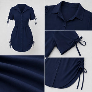 Tie Detail Shirt Dress WHD0606085