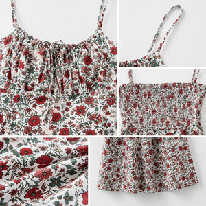 Floral Strap Midi Dress WHD0606086