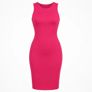 Sleeveless Bodycon Midi Dress WHD0606089