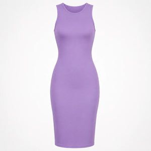 Sleeveless Bodycon Midi Dress WHD0606089