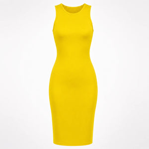 Sleeveless Bodycon Midi Dress WHD0606089