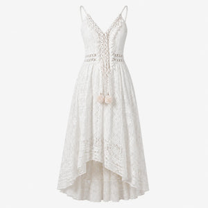 Lace V-Neck Maxi Dress WHD0606097