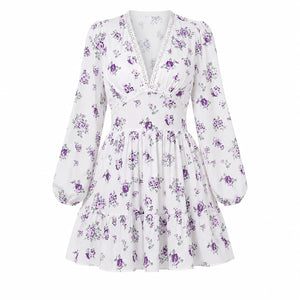 Floral Ruffle Mini Dress WHD0606101