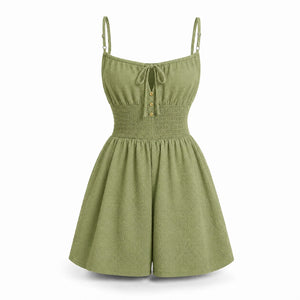 Textured Cami Romper WHD0606153